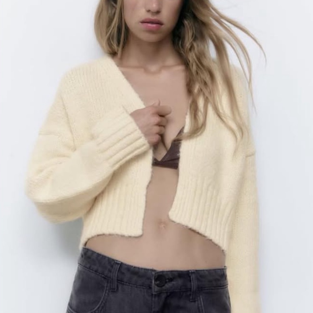 Cozy Cream/ Butter Yellow Knit Sweater